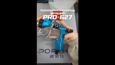 Pistola pulverizadora de reacabado automotriz PRD-627 PORPHIS con boquilla en forma de “VS”