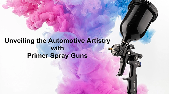 Revelando el arte automotriz con pistolas de aerosol de imprimación